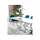 Стол обеденный SIGNAL ALARAS III белый лак/белый 160-220/90