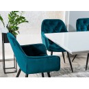 Стол обеденный SIGNAL ALARAS III белый лак/белый 160-220/90