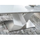 Стол обеденный SIGNAL ALARAS III белый лак/белый 160-220/90