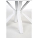 Стол обеденный HALMAR VIVALDI белый мрамор/белый 160-200/89