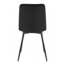 Стул SIGNAL JERRY Velvet Bluvel 19 черный/черный