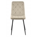 Стул SIGNAL JERRY Velvet Bluvel 40 темно-бежевый/черный