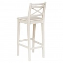 Стул барный Folium H750 (эмаль/бежевый)