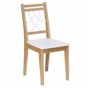 Стул Folium Марк 2 (шпон дуба/белый)