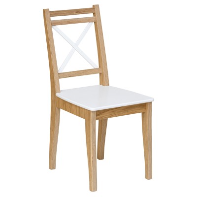 Стул Folium Марк 1 (шпон дуба/белый)