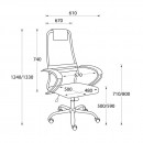 Кресло поворотное ИРИС, Ch, черный